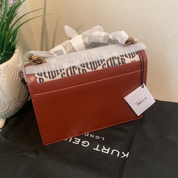 Kurt Geiger London Shoreditch Monogram Leather Shoulder Bag - Picture 7 of 16